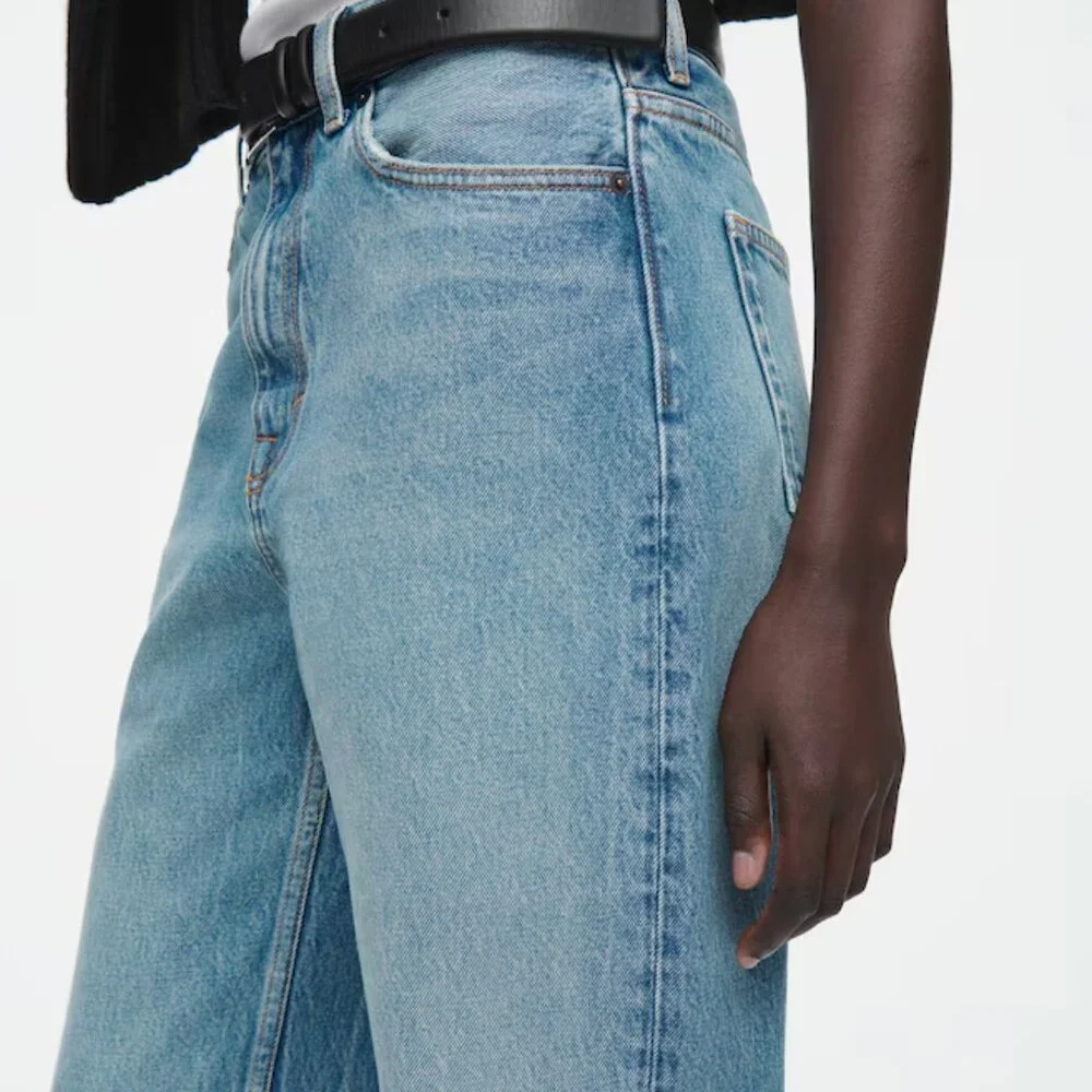 COS Column Jeans Light Blue Wash LIKE NEW! - Picture 4 of 16